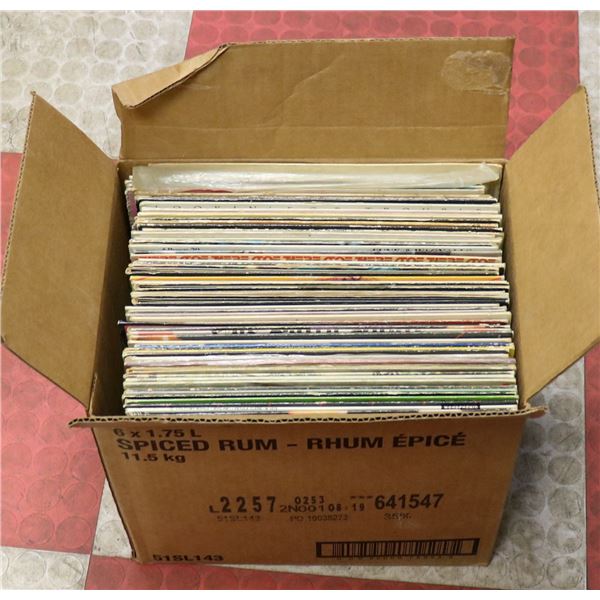BOX OF ASSORTED VINTAGE RECORDS