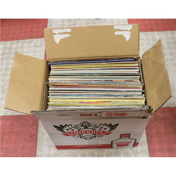 BOX OF ASSORTED VINTAGE RECORDS