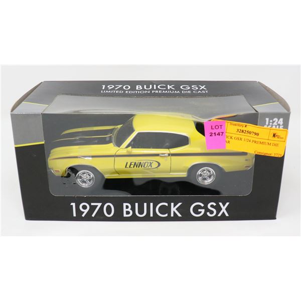 1970 BUICK GSX 1/24 PREMIUM DIE CAST CAR