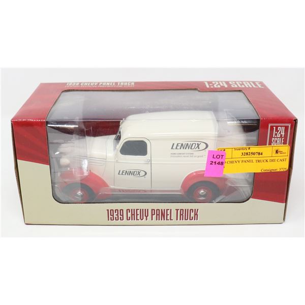 1939 CHEVY PANEL TRUCK DIE CAST 1/24