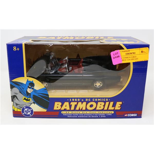 1960S DC COMICS CORGI BAT-MOBILE 1/24 DIECAST