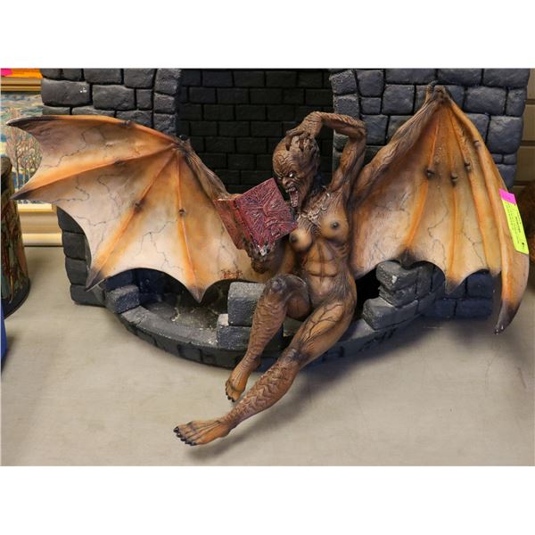 LARGE 1/6 SCALE DEMON FROM EVIL DEAD W/BOOK OF