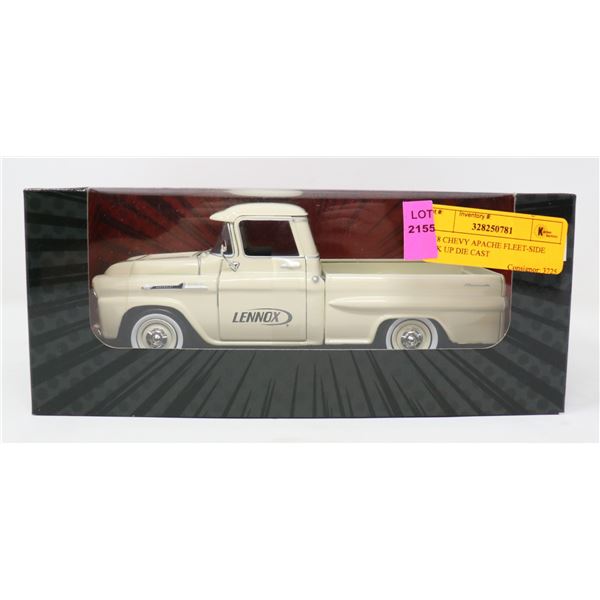 1958 CHEVY APACHE FLEET-SIDE PICK UP DIE CAST