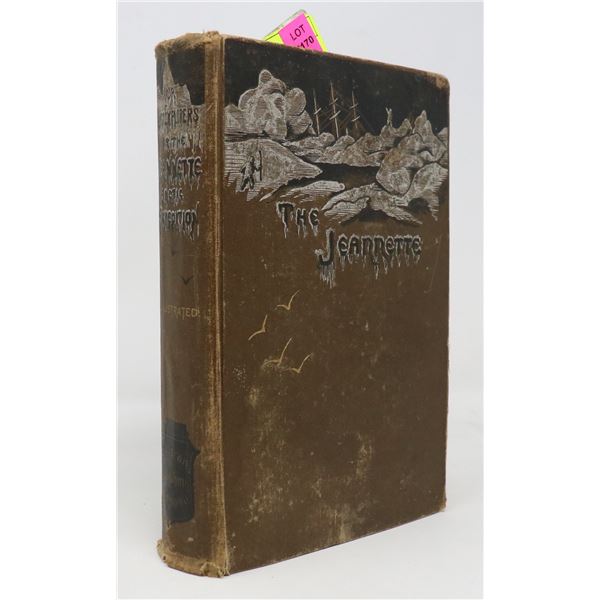 1883 BOOK ON LOST EXPLORERS OF THE JEANNETTE