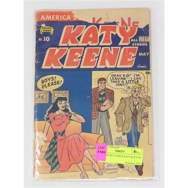 1953 ARCHIE COMICS KATY KEEN NO 10