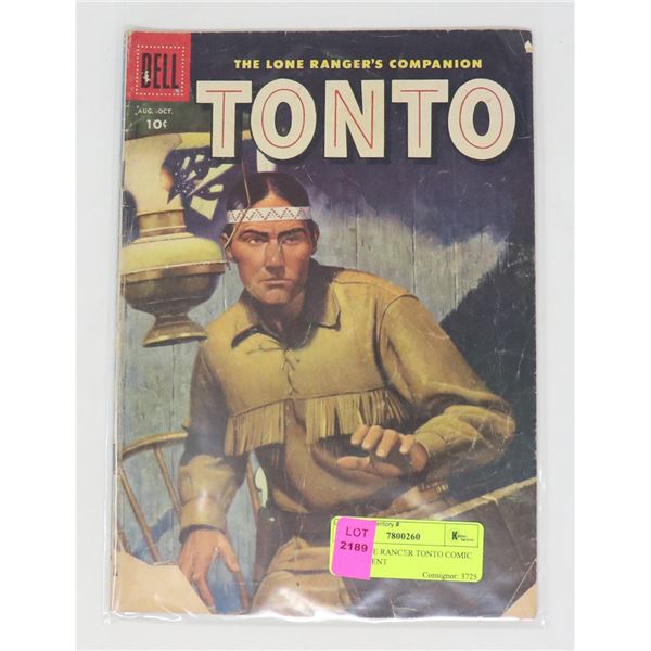 1950S LONE RANGER TONTO COMIC DELL 10 CENT