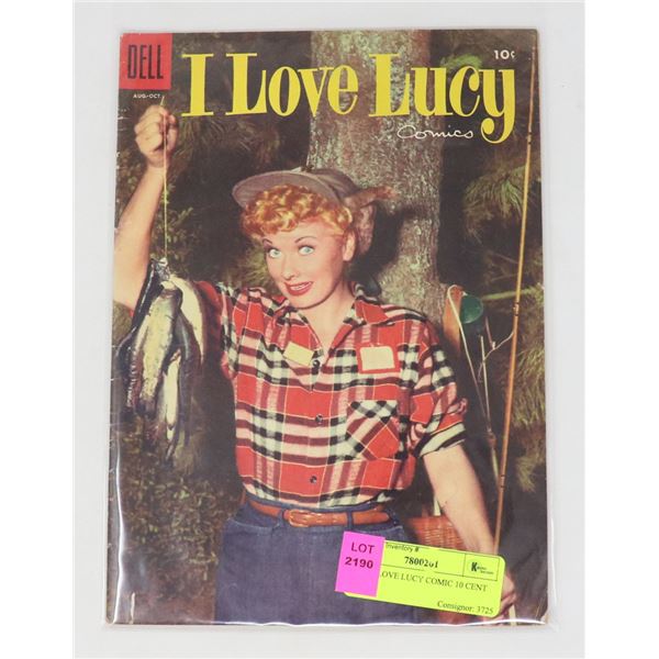 1950S I LOVE LUCY COMIC 10 CENT DELL