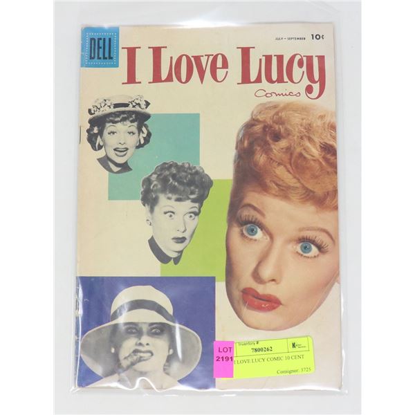 1950S I LOVE LUCY COMIC 10 CENT DELL