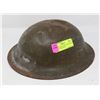 Image 1 : WW2 CANADIAN MILITARY HELMET BATTLE WORN WITH