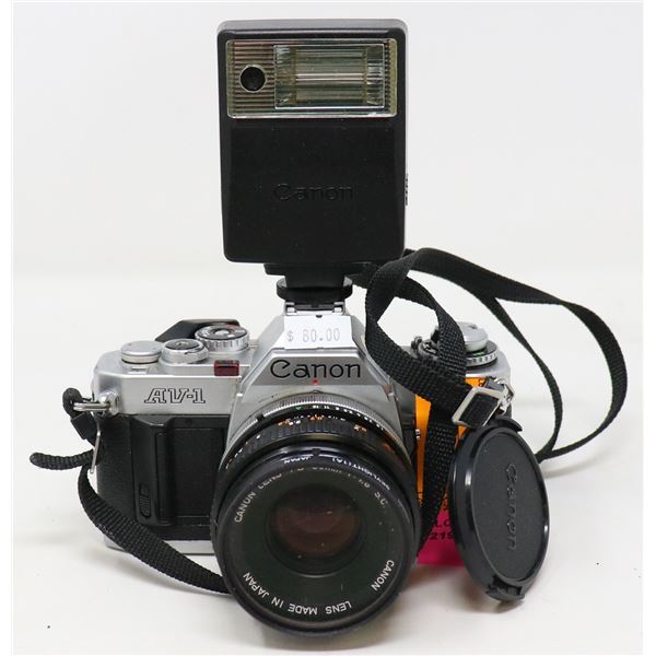 CANON 35MM AV1 FILM CAMERA
