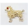 Image 1 : VINTAGE POODLE BROOCH