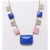 Image 1 : VINTAGE SQUARE STONE NECKLACE