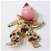Image 1 : 1950S STYLIZED CLOWN BROOCH