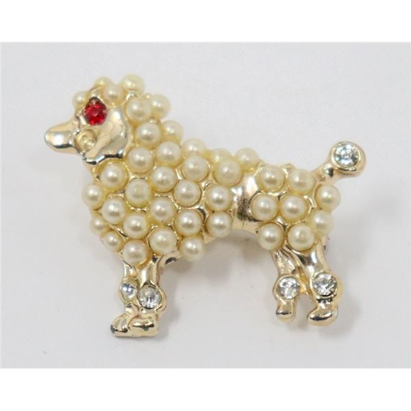 1950S POODLE BROOCH