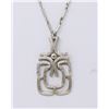 Image 1 : VINTAGE SILVER TONE ORNATE NECKLACE