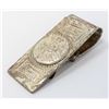 Image 1 : LARGE MEXICAN SILVER HAND TOOLED MONEY CLIP