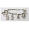 Image 1 : SILVER TONE AVON CHARM BRACELET