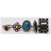 Image 1 : LOT OF 5 ASSORTED VINTAGE RINGS