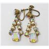 Image 1 : ANTIQUE AUSTRIAN COSTUME JEWELLERY EARRINGS