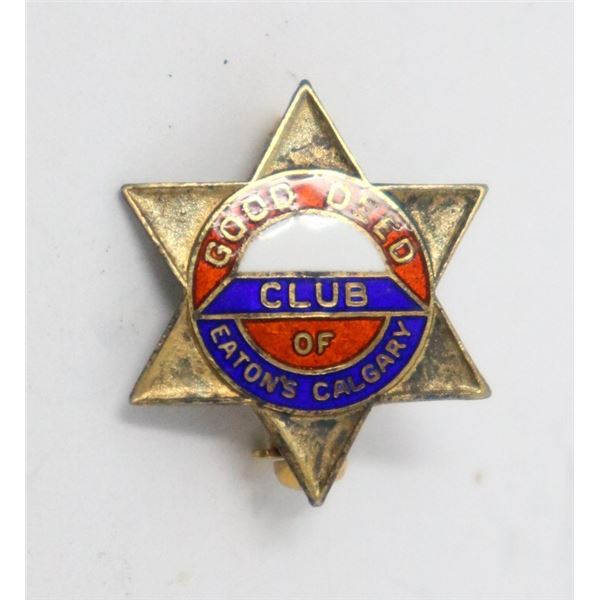 ANTIQUE EATONS GOOD DEED CLUB PIN