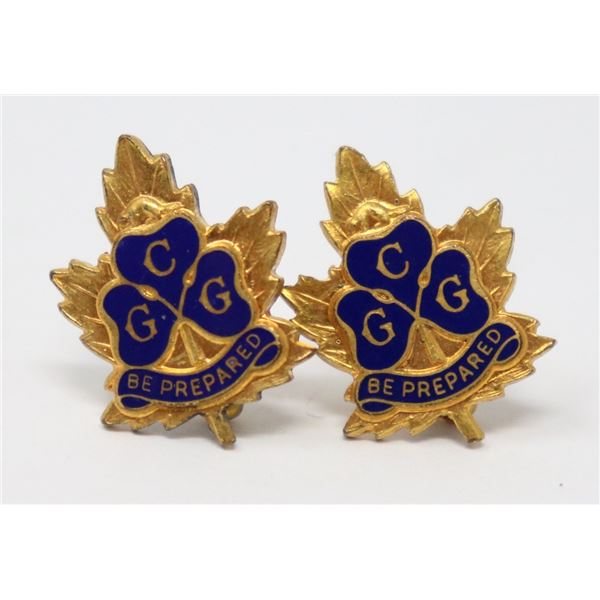 VINTAGE CANADIAN GIRL GUIDE PINS