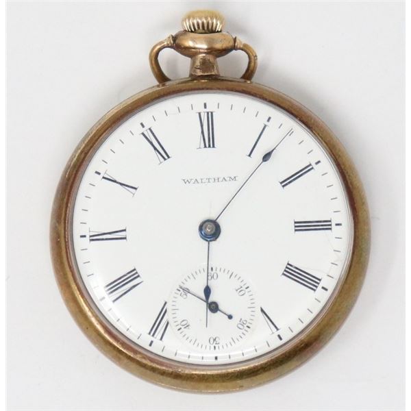 15J AMERICAN WALTHAM GOLD FILLED POCKET