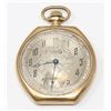 Image 1 : ANTIQUE 17J GOLD FILLED POCKET WATCH W/FANCY DIAL