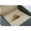 Image 2 : 14K GOLD RING WITH DIAMOND CENTRE STONE