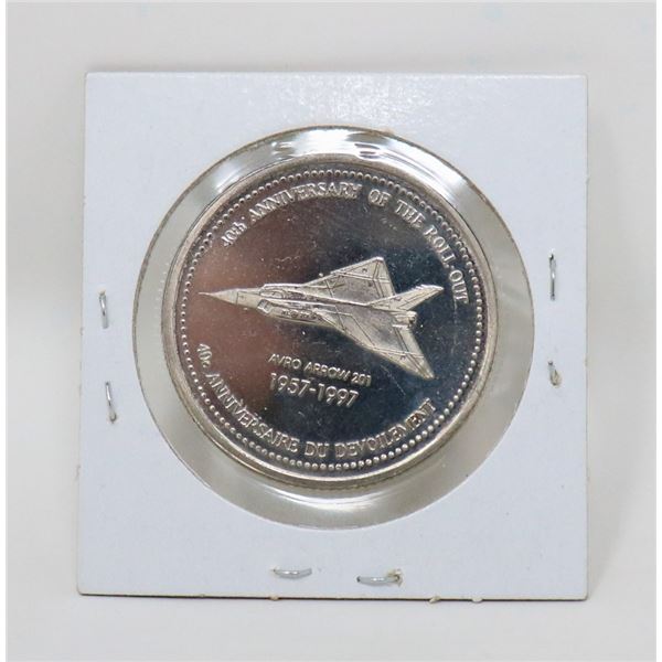 CANADIAN AVRO ARROW ANNIVERSARY COIN