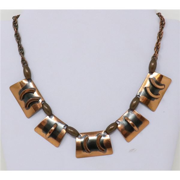 1960S COPPER TONE NECKLACE