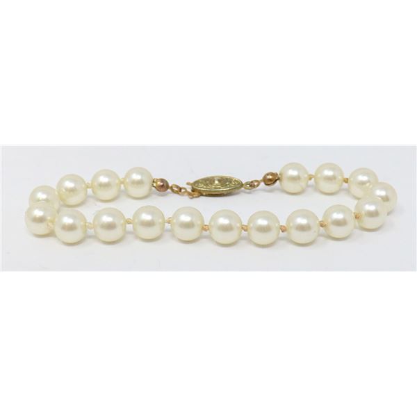 ANTIQUE FAUX PEARL BRACELET