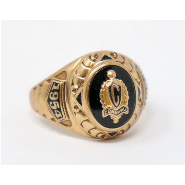 SOLID GOLD 10K 1954 CLASS RING