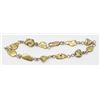 Image 1 : 10K NATURAL GOLD NUGGET BRACELET