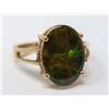 Image 1 : 14K GOLD RING WITH AMMOLITE STONE
