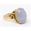 Image 1 : 14K GOLD RING WITH PURPLE QUARTZ STONE