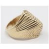 Image 1 : 10K GOLD RING WITH SWIRL PATTERN