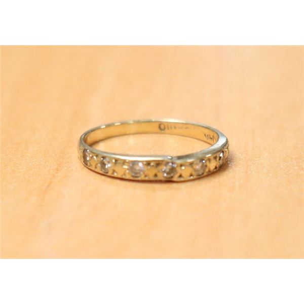 14K GOLD DIAMOND RING