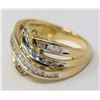 Image 2 : 10K GOLD RING WITH CLEAR STONES