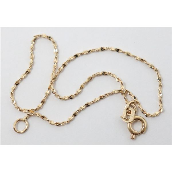 10K FINE GOLD CHAIN BRACELET