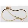 Image 1 : 10K GOLD FLAT CHAIN BRACELET