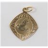 Image 1 : 10K GOLD CAPRICORN PENDANT