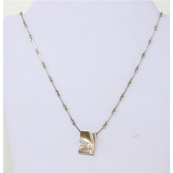 LAPPONIA STERLING SILVER PENDANT NECKLACE