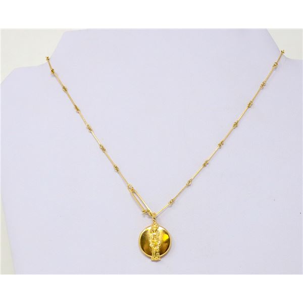 LAPPONIA 14K GOLD NECKLACE WITH LOCKET