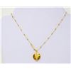 Image 1 : LAPPONIA 14K GOLD NECKLACE WITH LOCKET