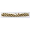 Image 1 : 18K WHITE AND YELLOW GOLD ROPE CHAIN BRACELET