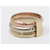 Image 1 : 10K TRI-GOLD RING