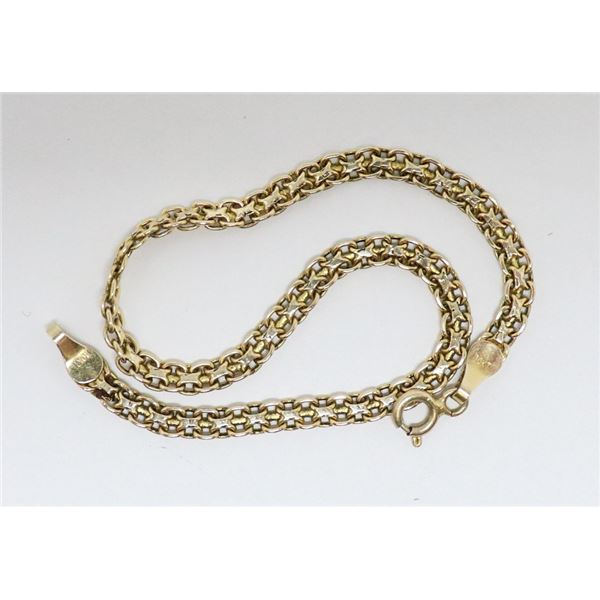 10K GOLD COMPLEX RING BRACELET