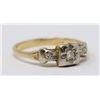 Image 1 : 14K GOLD DIAMOND ENGAGEMENT RING