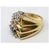 Image 1 : 14K GOLD RING WITH 20 DIAMONDS