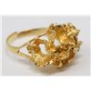 Image 1 : 10K GOLD RING WITH UNUSUAL DESIGN